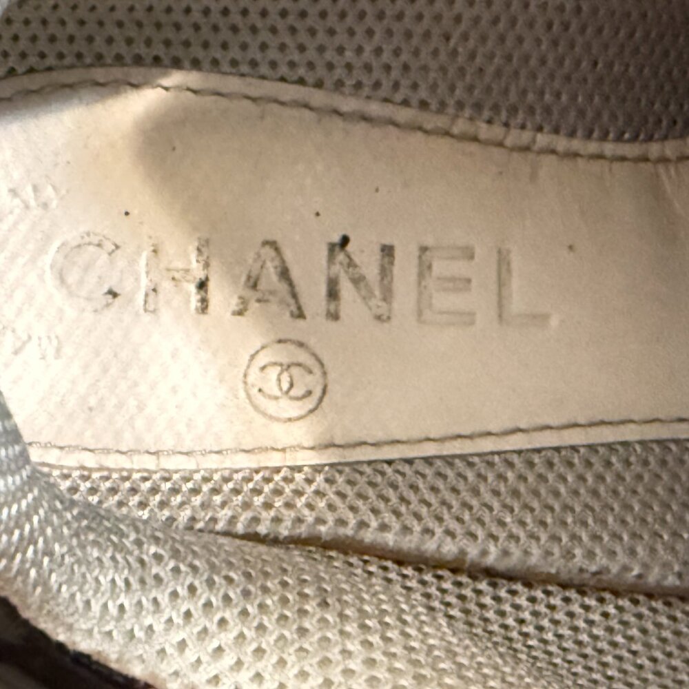 $1869 Authentic CHANEL Made in ITALY Women's Multi-Colors Low Trainers Sz.38 - Picture 2 of 12